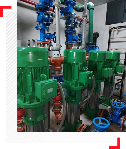 Mantenimiento de bombas de agua presión constante
